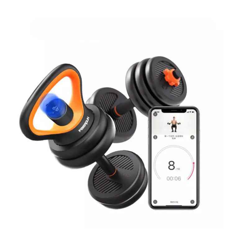 Men's Fitness Equipment Rubberized Dumbbell Household Kettlebell Removable Barbell