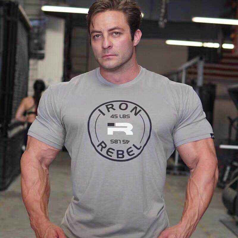 Loose Breathable Wicking Bodybuilding Powerlifting Elastic T-Shirt